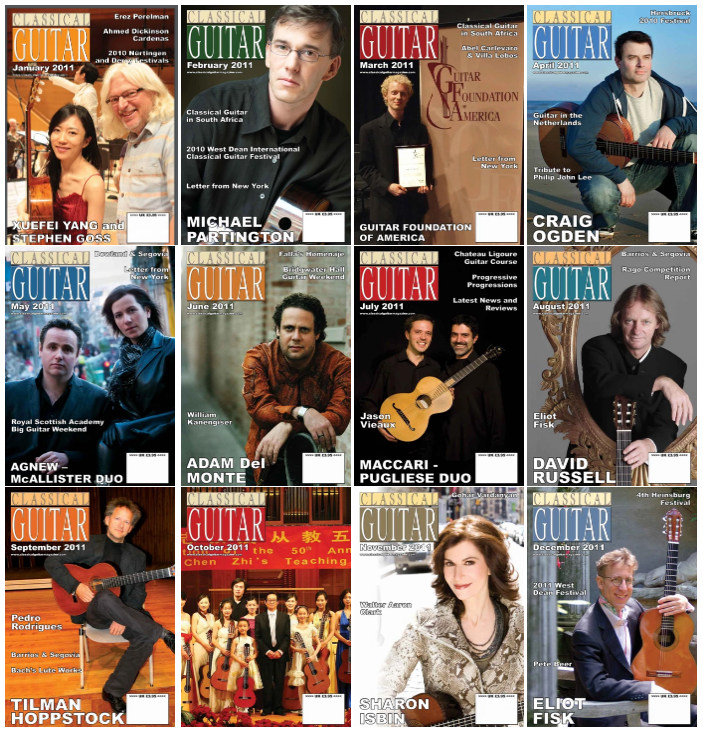 Classical Guitar Digital Archive: 2011