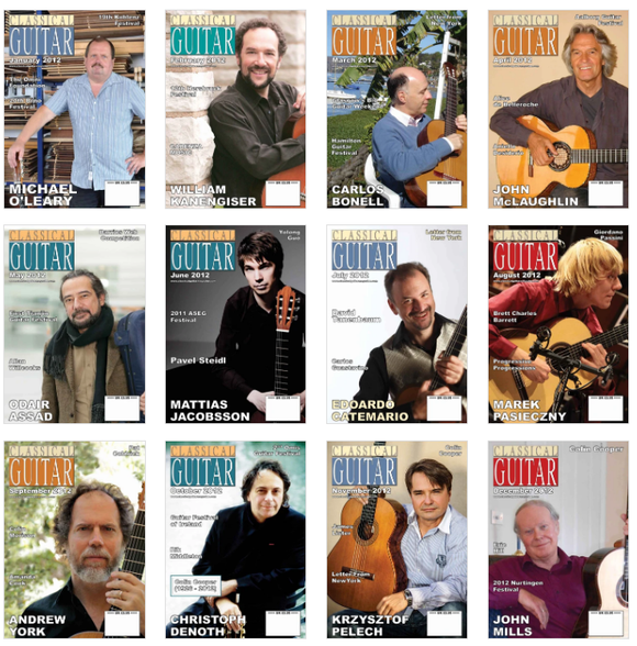 Classical Guitar Digital Archive: 2012
