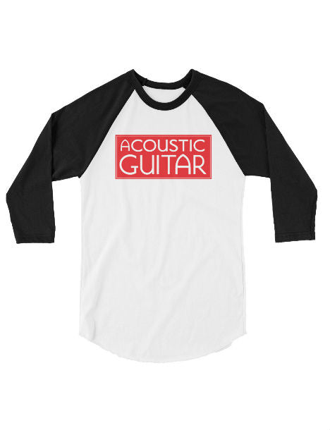 Acoustic Guitar 3/4 sleeve raglan shirt