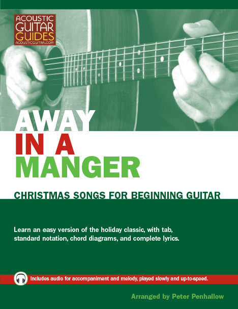 Christmas Songs for Beginning Guitar: Away in a Manger
