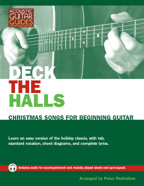 Christmas Songs for Beginning Guitar: Deck the Halls