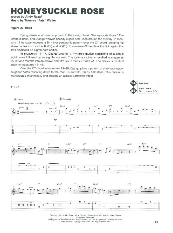 Guitar Signature Licks - The Best of Django Reinhardt