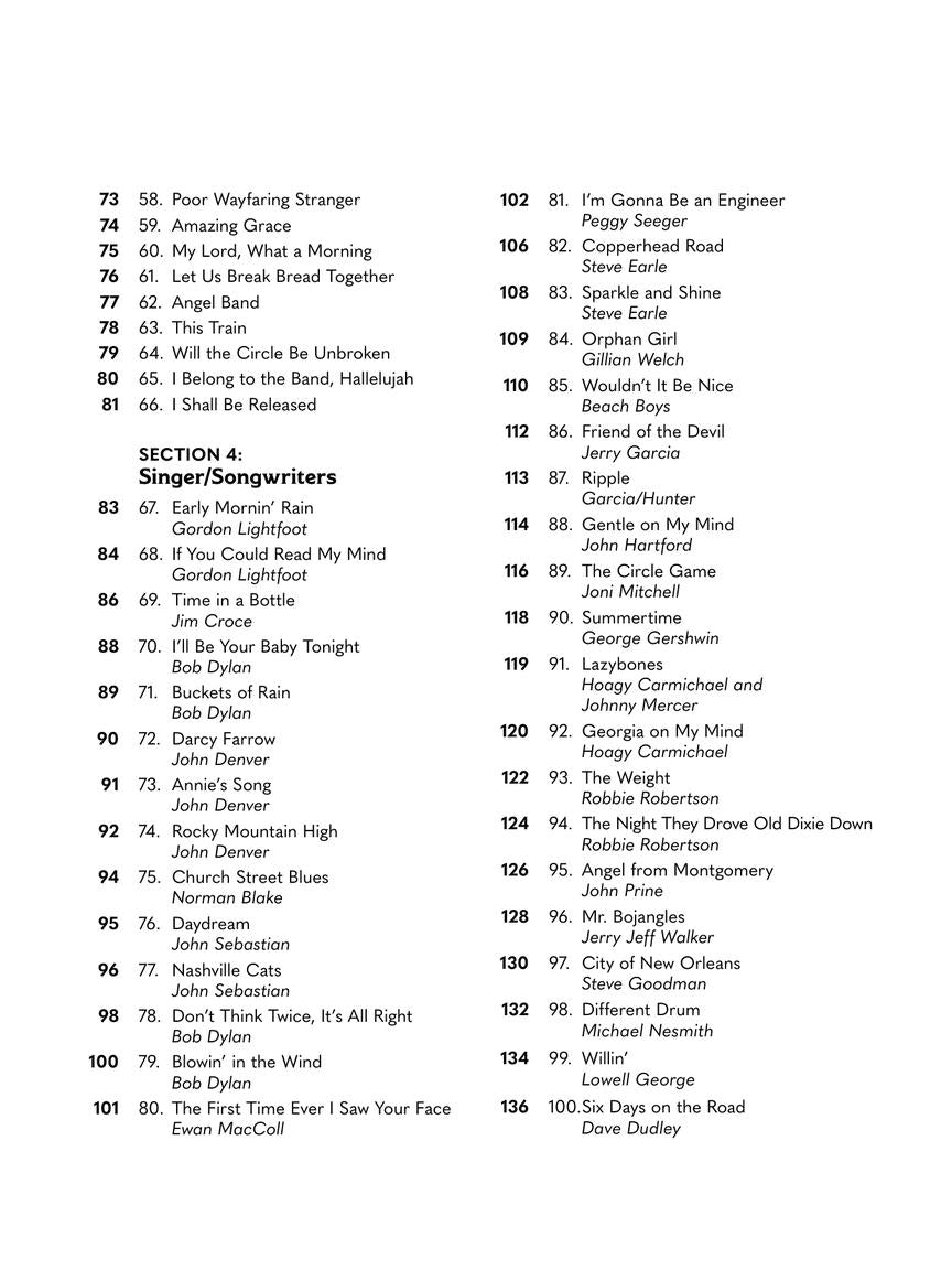 The Homespun Songbook – 100 Timeless Songs to Learn and Play