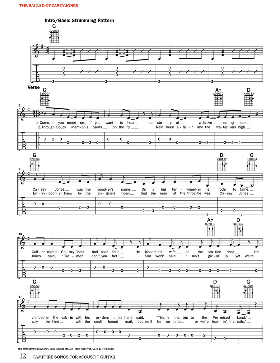 Campfire Songs for Acoustic Guitar