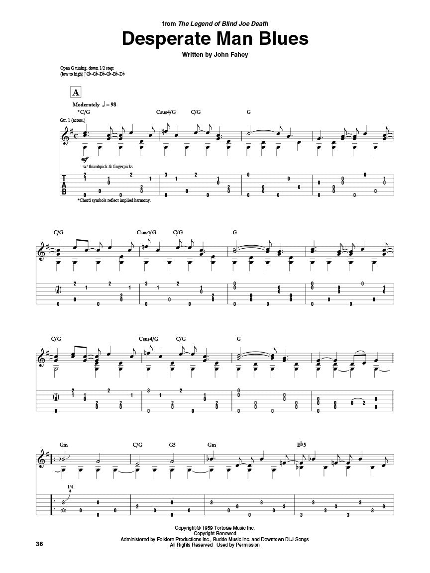 John Fahey Guitar Anthology – Acoustic Guitar