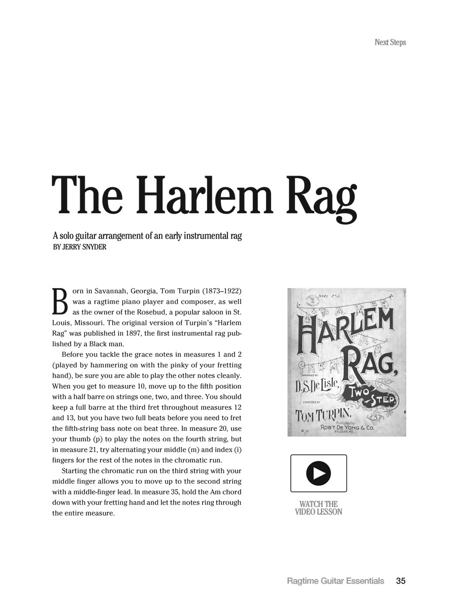 Ragtime Guitar Essentials