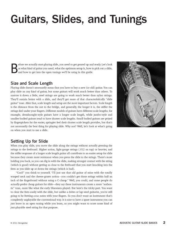Acoustic Guitar Slide Basics