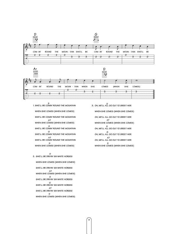 Children's Songs for Beginning Guitar