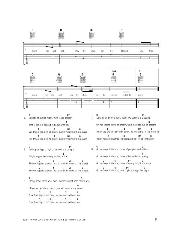 Baby Songs and Lullabies for Beginning Guitar