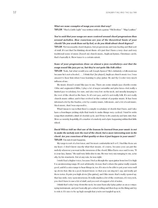 Songwriting and the Guitar