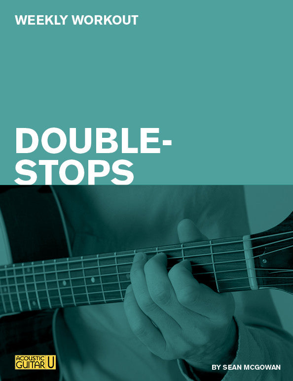 Weekly Workout Double Stops Acoustic Guitar