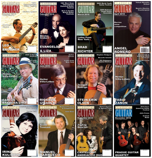 Classical Guitar Digital Archive: 2010