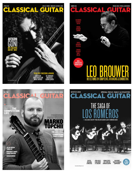 Classical Guitar Digital Archive: 2018