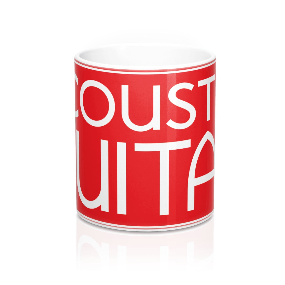 Acoustic Guitar Coffee Mug
