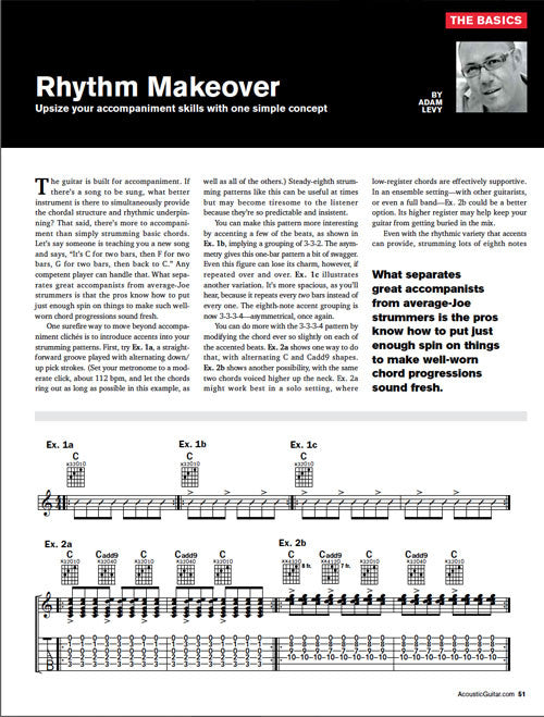Acoustic Guitar Subscription