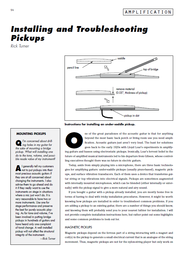 Acoustic Guitar Owner's Manual