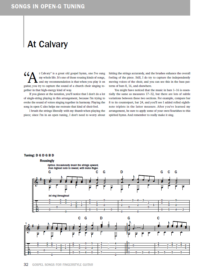 Gospel Songs for Fingerstyle Guitar