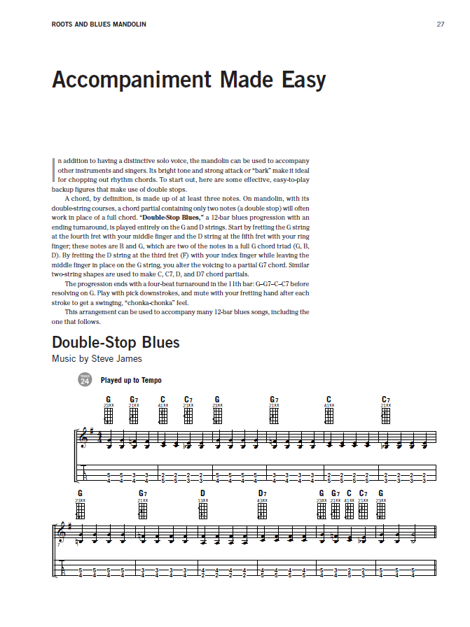 Roots and Blues Mandolin